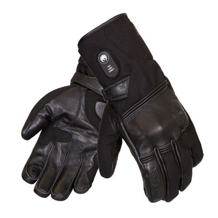 Merlin Longdon Heritage Heated D30 Motorcycle Glove - Black